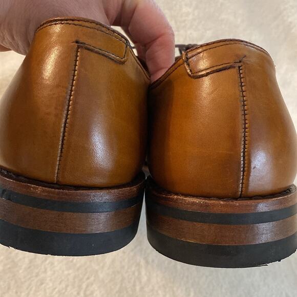 Allen Edmonds Boulevard Chestnut Cap Toe Derby Dress Shoe Size 11 - Picture 3 of 10